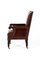 Sedia da biblioteca Giorgio IV in pelle, Immagine 3