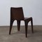 Braune Mid-Century Stühle von Vico Magistretti für Artemide, 1969, 4er Set 3