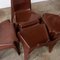 Mid-Century Brown Chairs by Vico Magistretti for Artemide, 1969, Set of 4, Image 7