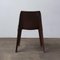 Mid-Century Brown Chairs by Vico Magistretti for Artemide, 1969, Set of 4 4