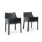 CAB Armchairs by Mario Bellini for Cassina, 1970s, Set of 2 1