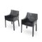CAB Armchairs by Mario Bellini for Cassina, 1970s, Set of 2 3