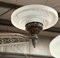 Vintage French Art Deco Bronze Chandelier, 1930s 5