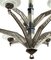 Vintage French Art Deco Bronze Chandelier, 1930s 2