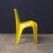 Plastic Chair in Yellow, 1970s, Image 2