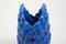 Swedish Modern Blue Glazed Ceramic Shell Vase by Vicke Lindstrand for Upsala Ekeby, 1940s 5