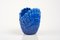 Swedish Modern Blue Glazed Ceramic Shell Vase by Vicke Lindstrand for Upsala Ekeby, 1940s 3