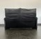 Vintage Grey Velvet Maralunga Sofa with Armchair by Vico Magistretti for Cassina, 1970s, Set of 2 13