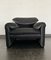Vintage Grey Velvet Maralunga Sofa with Armchair by Vico Magistretti for Cassina, 1970s, Set of 2 15