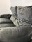 Vintage Grey Velvet Maralunga Sofa with Armchair by Vico Magistretti for Cassina, 1970s, Set of 2 14