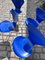 Series 7 Chairs in Royal Blue by Arne Jacobsen for Fritz Hansen, Set of 4 6