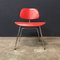Vintage DCM Red Easy Chair by Charles & Ray Eames for Vitra 8