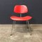 Poltrona DCM vintage en rojo de Charles & Ray Eames para Vitra, Imagen 4