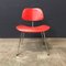 Vintage DCM Red Easy Chair by Charles & Ray Eames for Vitra 4