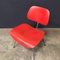 Vintage DCM Red Easy Chair by Charles & Ray Eames for Vitra 9