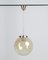 Vintage Bubble Glass Globe Pendant from Kamenicky Senov, Image 1