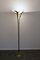 Large French Art Deco Style Frosted Glass Floor Lamp by Montauban, 1980s 1