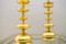 Lámparas de mesa Hollywood Regency italianas bañadas en oro, años 60. Juego de 2, Imagen 5