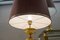 Lámparas de mesa Hollywood Regency italianas bañadas en oro, años 60. Juego de 2, Imagen 8
