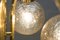 Goldene Vintage Deckenlampe mit 6 Leuchten, 1960er 9