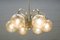 Vintage Golden Ceiling Light with 6 Spheres, 1960s 7