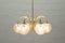 Goldene Vintage Deckenlampe mit 6 Leuchten, 1960er 6