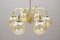 Vintage Golden Ceiling Light with 6 Spheres, 1960s 3