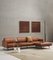 New York Two-Seater Sofa in Metal and Leather Upholstery by Quinti Sedute 10