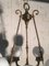 Vintage Brass & Opal Horse Chandelier, 1940s 7