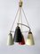 Mid-Century Modern Four-Armed Chandelier, Germany, 1950s 7