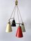 Mid-Century Modern Four-Armed Chandelier, Germany, 1950s 1