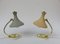 Lampade da comodino Witch Hat di Louis Kalff, anni '50, set di 2, Immagine 1