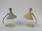 Small Witch Hat Bedside Lamps by Louis Kalff, 1950s, Set of 2 1