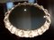 Illuminated Round Crystal Mirror from Palwa, 1950s 8