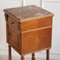 Antique Bedside Table with Marble Top and Marble Lining, 1890s 11