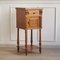 Antique Bedside Table with Marble Top and Marble Lining, 1890s 4