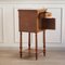 Antique Bedside Table with Marble Top and Marble Lining, 1890s 2