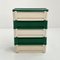 Modell 4964 Kommode in Grün & Weiß von Olaf Von Bohr für Kartell, 1970er 5
