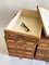 Industrielle Aufbewahrungsbox aus Holz, 1920er 8