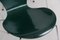 Vintage Model 3107 Moss Green Chairs by Arne Jacobsen for Fritz Hansen, 1950s, Set of 6 1
