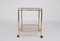 Rolling Trolley in Brass and Smoked Glass, 1970 5