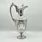 Victorian Ornate Silver-Plated Claret Jug with Rams Head Handle from James Deakin & Sons, Sheffield, United Kingdom, 1880s 1