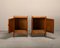 Art Deco Amsterdam School Nightstands in Oak and Glass, 1930s, Set of 2 4