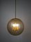 Globe Hängelampe aus getöntem Bubble Glass von Peill & Putzler, Deutschland, 1960er 8