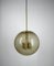 Globe Hängelampe aus getöntem Bubble Glass von Peill & Putzler, Deutschland, 1960er 4