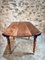 Antique French Round Drop-Leaf Dining Table in Cherrywood and Walnut, 1900s 10