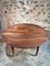 Antique French Round Drop-Leaf Dining Table in Cherrywood and Walnut, 1900s 11