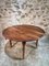 Antique French Round Drop-Leaf Dining Table in Cherrywood and Walnut, 1900s 1