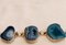 Vintage Silberarmband mit blauen Achat Steinen, 1970er 2