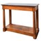 French Empire Walnut and Marble Console 2